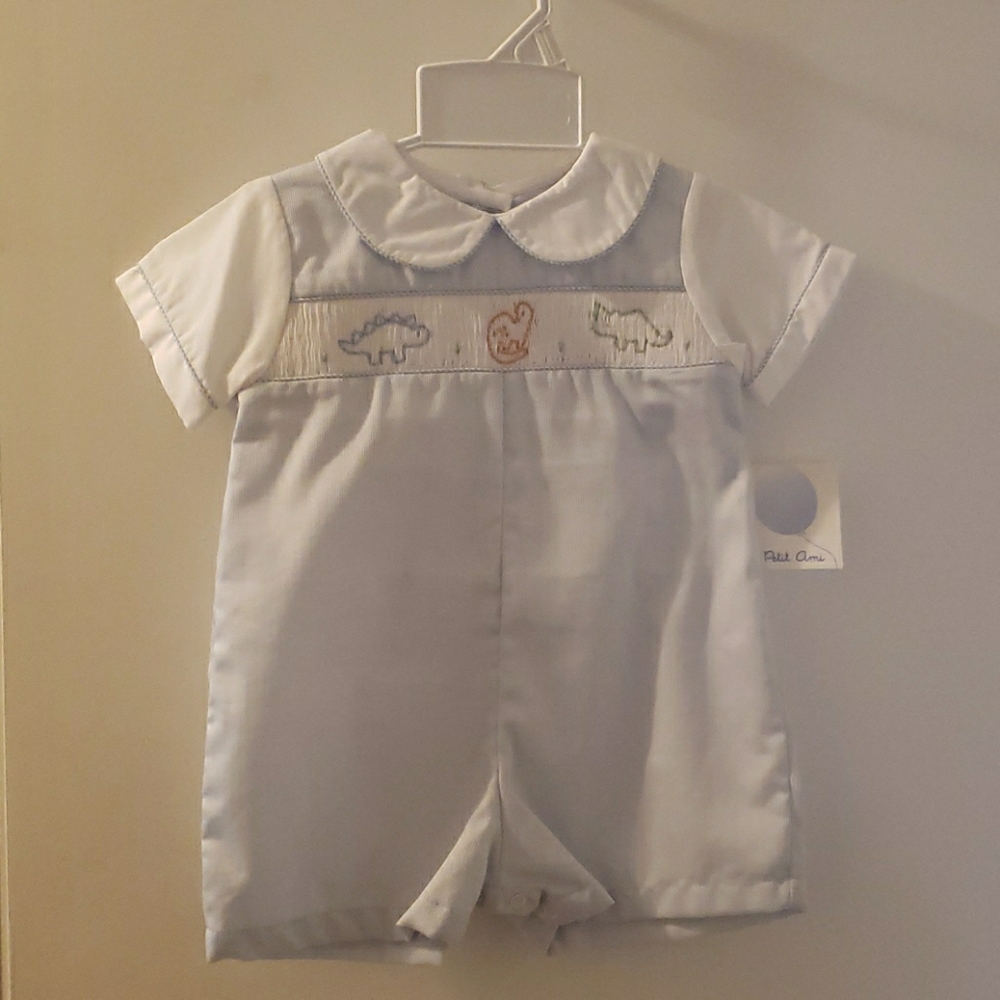Petit Ami Dinosaur Shortall 6 month